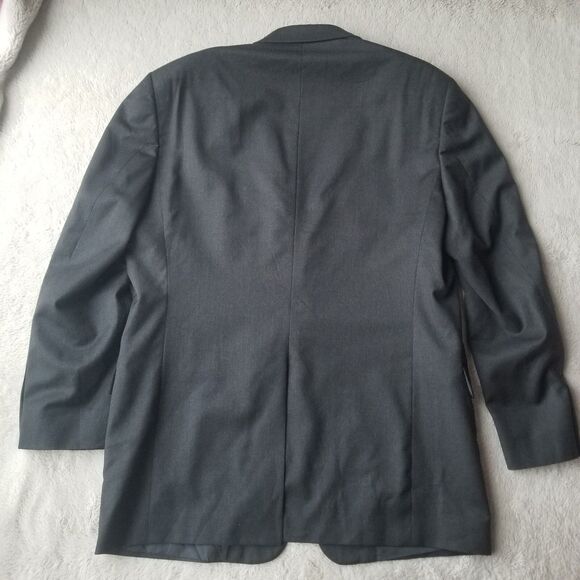 Hart Schaffner Marx Gold Trumpeter Blazer Men's 42R Grey Suit Jacket Nordstrom - Picture 10 of 14